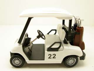   inch Diecast metal Golf Club Cart model caddy car with club  
