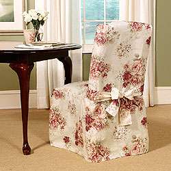 Country Rose Dining Chair Slipcover (Set of 4)  
