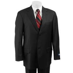   SALE Ideal by Zanetti Mens Dark Charcoal Wool Suit  