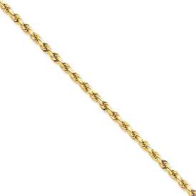 14K Gold Polished Diamond Cut Chain Necklace Anklet or Bracelet w 