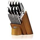 NEW* Chicago Cutlery Fusion 18 Piece Knife Set (Maple Block included 