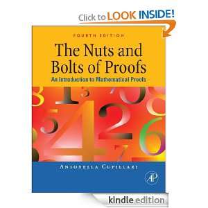 The Nuts and Bolts of Proofs An Introduction to Mathematical Proofs 
