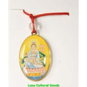  Guan Yin Lucky Charm Pendant  Pd009 Arts, Crafts & Sewing