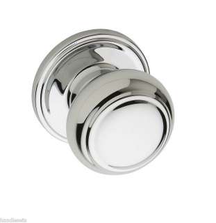 Colonial Interior Dummy Door Knob Polished Stainless  