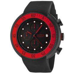 Red Line Mens Driver Black Chronograph Watch  
