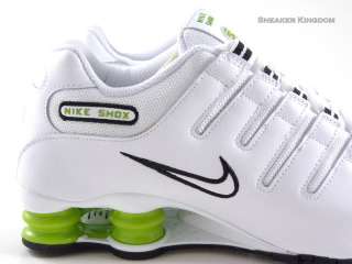 Nike Shox NZ White/Lime Green/Black Running Men Shoes  