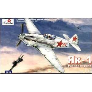  Yak1 Soviet WWII Early Version Fighter 1 72 Amodel Toys 