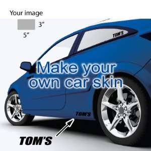   Design Your Own Car Custom Skin (3 x 5) Cell Phones & Accessories