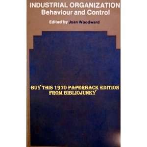  Industrial Organization Behavior and Control 