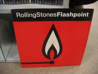 Rolling Stones Flashpoint Live LP 1991 + Booklet  