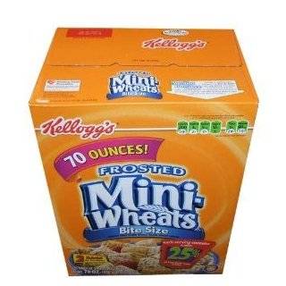 Frosted Mini Wheats Bite Size Cereal, 18 Ounce Boxes (Pack of 4)