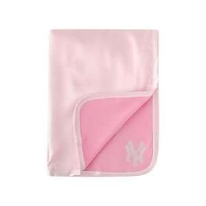  Major League Baseball Blanket   Yankees Pink Baby