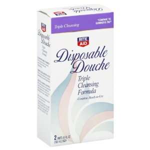  Rite Aid Disposable Douche, Triple Cleansing Formula, 2 ea 