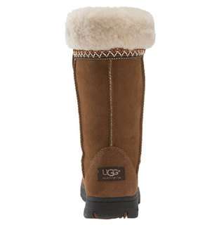 Ugg Boots Sheepskin Cuff HERITAGE Chestnut Tan 10 Brand New  