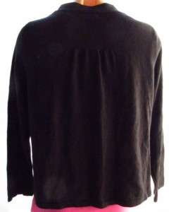 Charter Club Black Open Front Cardigan New Nwt Size S  