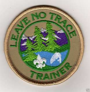 Leave No Trace Trainer Patch 3 1/8, Mint  
