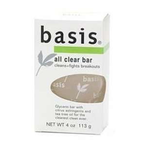  Basis All Clear Soap 4oz