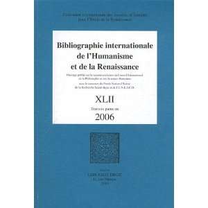 com bibliographie internationale de lhumanisme et de la renaissance 