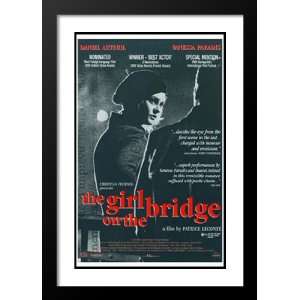 Girl On the Bridge 20x26 Framed and Double Matted Movie Poster   Style 