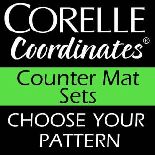 Corelle Counter Stove Mat Set of 2  NEW  