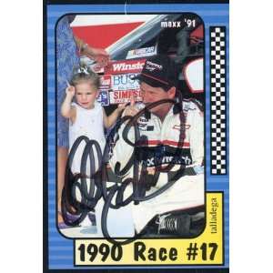  Autographed 1991 Maxx No.187 of 240 Racing Card   Sports Memorabilia