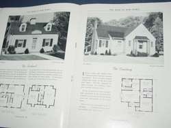 The Book of New Homes 1940s plans design vintage  