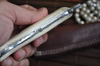   DAMASCUS HUNTING KNIFE BUSHCRAFT   PERKINS ENGLISH HANDMADE KNIVES