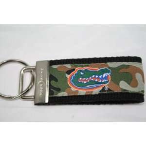  Florida Gators Logo Camouflage Web Keychain Sports 