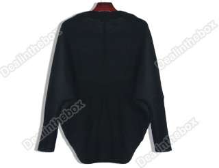 Lady Womens Batwing Cape Poncho Knit Top Outwear Cardigan Sweater 