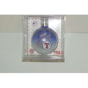  Texas Rangers Collectors Series Glass Christmas Ornament 