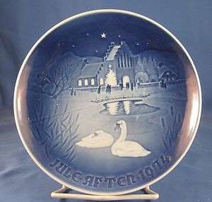 Bing and Grondahl Christmas Collector Plate,1974 Chritmas in the 
