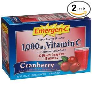 Alacer Emergen C Cranberry 36 Count Grocery & Gourmet Food