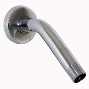  Lasco 08 2453 8 Inch Wall Flange Shower Arm, Chrome Plated 