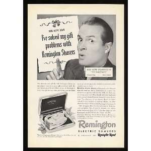   Bob Hope Remington Electric Shaver Print Ad (10203)