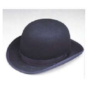  New Black Blended Wool Derby Hat 