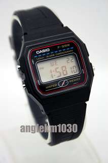 Rare Vintage Casio F 98W Digital Watch LCD JAPAN USED  