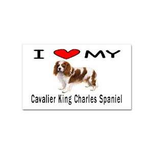  I Love My Cavalier King Charles Spaniel Rectangular 