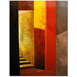 Michelle Calkins Mystery Stairway Gallery wrapped Canvas Art 