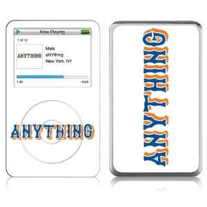   iPod Video  5th Gen  aNYthing  Mets Skin  Players & Accessories