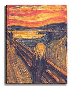 Edvard Munch The Scream Stretched Canvas Art  
