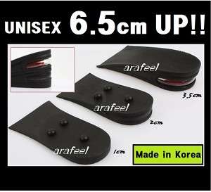 Heel lifts pad 6.5cm 2.55in Height Increase Insole Shoe  
