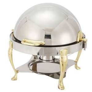   Stainless Steel Chafers   Round 6 Qt. Rolltop