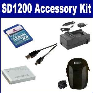   Memory Card, SDNB6L Battery, SDM 185 Charger, USB5PIN USB Cable, SDC