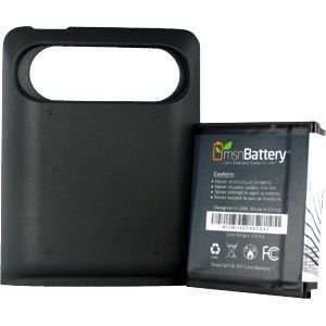  msnBattery Extended Battery w/Door for HTC HD7 (1900 mAh 