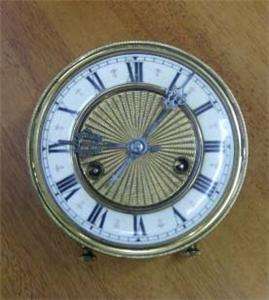 Antique German Hamburg American Clock Co wall clock 8 day time strike 