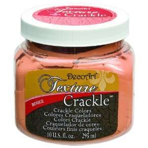  DecoArt TXC04 51 Texture Crackle, 10 Ounce, Rouge Arts 