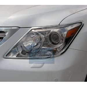  08 12 Lexus LX570 Head Lights Chrome Headlights Trims 
