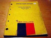 New Holland 975 Combine Parts Manual NH OEM 1968  