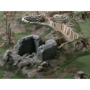  Bunker 33 Destroyed Miniature Terrain Buildings Toys 
