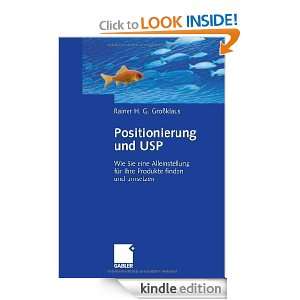 Positionierung und USP (German Edition) Rainer H. G. Großklaus 